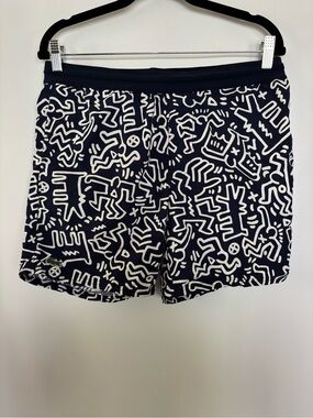 Lacoste and Keith Haring Swim Shorts Blue Size M